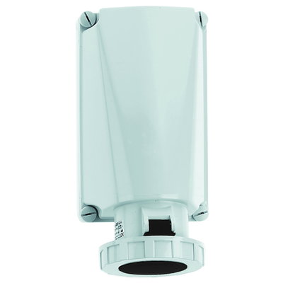 Wandsteckdose 125A 4p 500V 7h, IP67