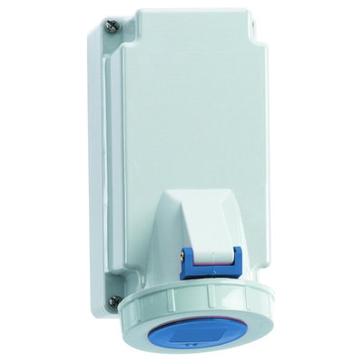 Wandsteckdose QUICK-CONNECT TE 16A 3p 230V 6h, IP67