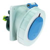 Anbausteckdose Quick-Connect TE geneigt 16A 5p 230V 9h, IP67