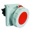 Anbausteckdose Quick-Connect TE geneigt 63A 5p 400V 6h, IP67