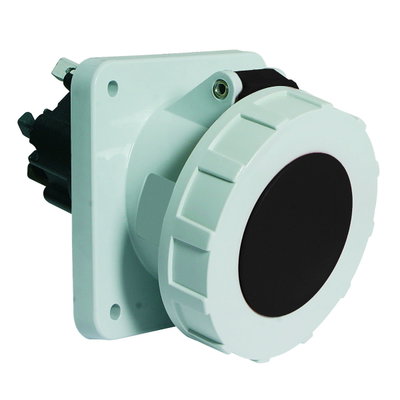 Anbausteckdose Quick-Connect TE geneigt 63A 4p 500V 7h, IP67