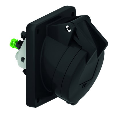 Anbausteckdose Quick-Connect geneigt 16A 5p 400V 6h, IP44