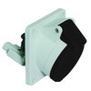 Anbausteckdose Quick-Connect TE geneigt 32A 4p 500V 7h, IP44
