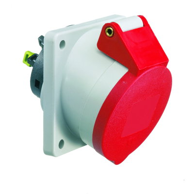 Anbausteckdose Quick-Connect geneigt 16A 5p 400V 6h, IP44