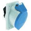 Anbausteckdose geneigt 32A 3p 230V 6h, IP44