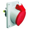 Anbausteckdose Quick-Connect TE geneigt 16A 5p 400V 6h, IP44