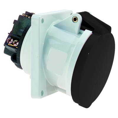Anbausteckdose TE geneigt 63A 4p 500V 7h, IP44