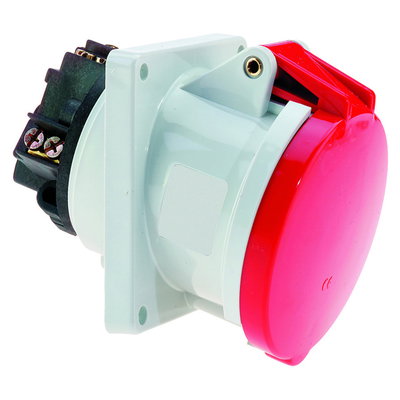 Anbausteckdose TE geneigt 63A 5p 400V 6h, IP44
