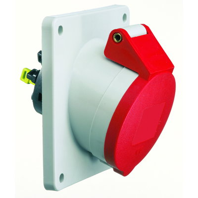 Anbausteckdose Quick-Connect geneigt 16A 5p 400V 6h, IP44
