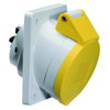 Anbausteckdose Quick-Connect geneigt 16A 3p 110V 4h, IP44