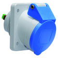 Anbausteckdose Quick-Connect geneigt 16A 3p 230V 6h, IP44