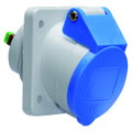 Anbausteckdose Quick-Connect geneigt 16A 3p 230V 6h, IP44