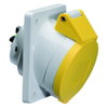 Anbausteckdose Quick-Connect geneigt 16A 5p 110V 4h, IP44