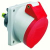 Anbausteckdose Quick-Connect geneigt 16A 5p 400V 6h, IP44