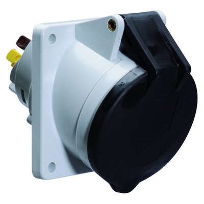 Anbausteckdose Quick-Connect geneigt 16A 5p 500V 7h, IP44