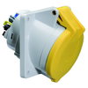Anbausteckdose Quick-Connect geneigt 32A 5p 110V 4h, IP44