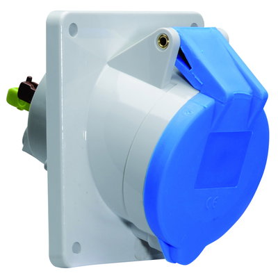 Anbausteckdose Quick-Connect geneigt 16A 3p 230V 6h, IP44