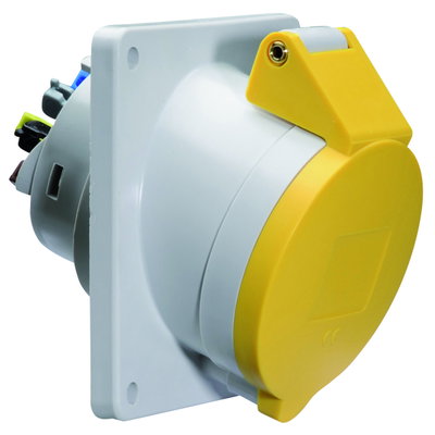 Anbausteckdose Quick-Connect geneigt 16A 4p 110V 4h, IP44
