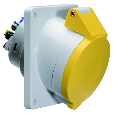 Anbausteckdose Quick-Connect geneigt 16A 5p 110V 4h, IP44