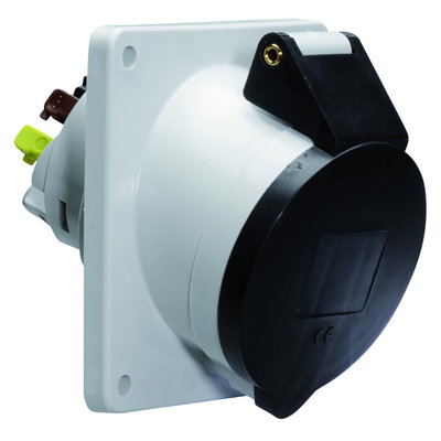 Anbausteckdose Quick-Connect geneigt 16A 5p 500V 7h, IP44
