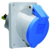 Anbausteckdose Quick-Connect geneigt 32A 3p 230V 6h, IP44