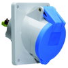 Anbausteckdose Quick-Connect geneigt 32A 4p 230V 9h, IP44