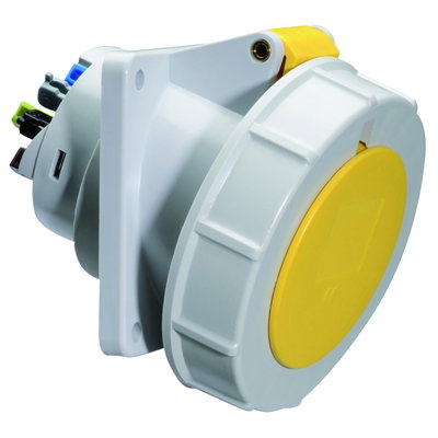 Anbausteckdose Quick-Connect geneigt 16A 4p 110V 4h, IP67