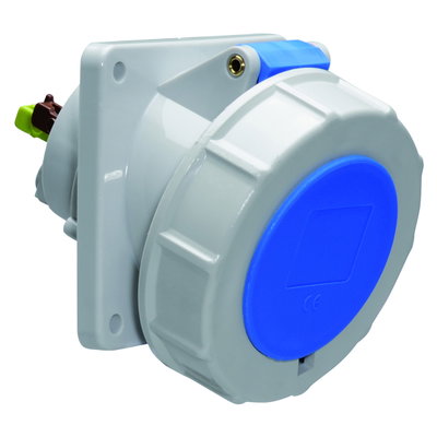 Anbausteckdose Quick-Connect geneigt 16A 5p 230V 9h, IP67