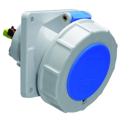Anbausteckdose Quick-Connect geneigt 32A 4p 230V 9h, IP67