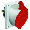 Anbausteckdose Quick-Connect geneigt 32A 3p 400V 9h, IP44