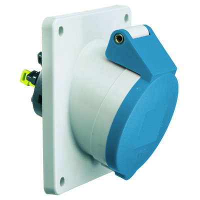 Anbausteckdose Quick-Connect TE geneigt 16A 4p 230V 9h, IP44
