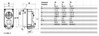 Wandsteckdose TE abschaltbar, verriegelt 16A 4p 400V 6h, IP44