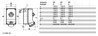 Wandsteckdose TE abschaltbar, verriegelt 63A 4p 230V 9h, IP44