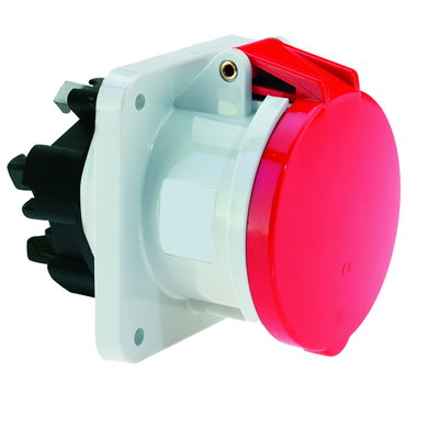 Anbausteckdose Quick-Connect TE gerade 63A 5p 400V 6h, IP44