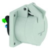 Anbausteckdose Quick-Connect TE gerade 16A 5p >50V grau 1h, IP44