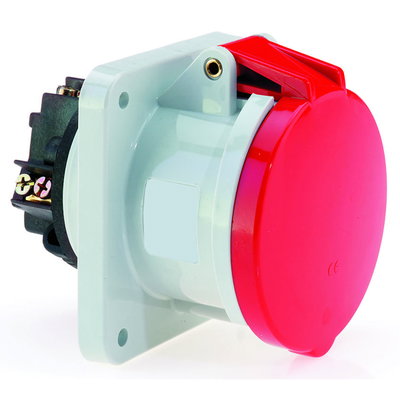 Anbausteckdose gerade 63A 3p 400V 9h, IP44