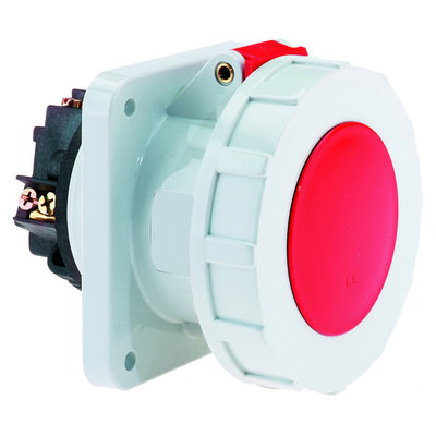 Anbausteckdose TE gerade 63A 5p 400V 6h, IP67