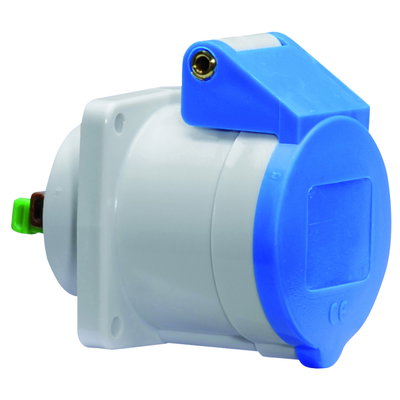 Anbausteckdose Quick-Connect gerade 16A 3p 230V 6h, IP44
