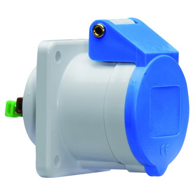 Anbausteckdose Quick-Connect gerade 16A 4p 230V 9h, IP44