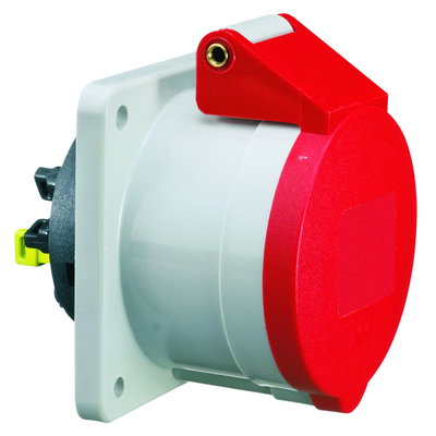 Anbausteckdose Quick-Connect gerade 16A 3p 400V 9h, IP44