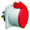Anbausteckdose Quick-Connect gerade 16A 4p 400V 6h, IP44