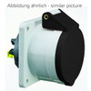 Anbausteckdose Quick-Connect gerade 16A 4p 500V 7h, IP44