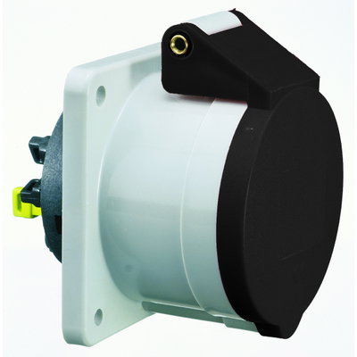 Anbausteckdose Quick-Connect gerade 16A 5p 500V 7h, IP44