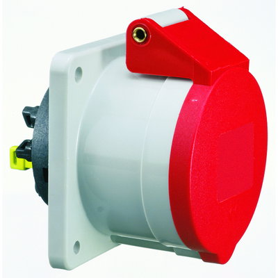 Anbausteckdose Quick-Connect gerade 32A 4p 400V 6h, IP44