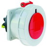 Anbausteckdose Quick-Connect gerade 16A 4p 400V 6h, IP67