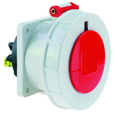 Anbausteckdose Quick-Connect gerade 16A 5p 400V 6h, IP67