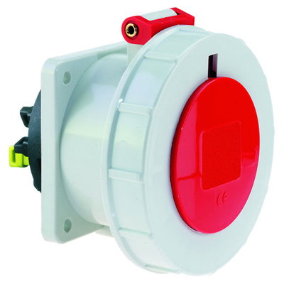 Anbausteckdose Quick-Connect gerade 32A 4p 400V 6h, IP67