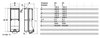 Wandsteckdose TE abgesichert 63A 5p 400V 6h, IP44