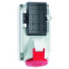Wandsteckdose Quick-Connect TE, abgesichert 16A 5p 400V 6h, IP44