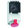 Wandsteckdose Quick-Connect TE, abgesichert 16A 5p 400V 6h, IP44